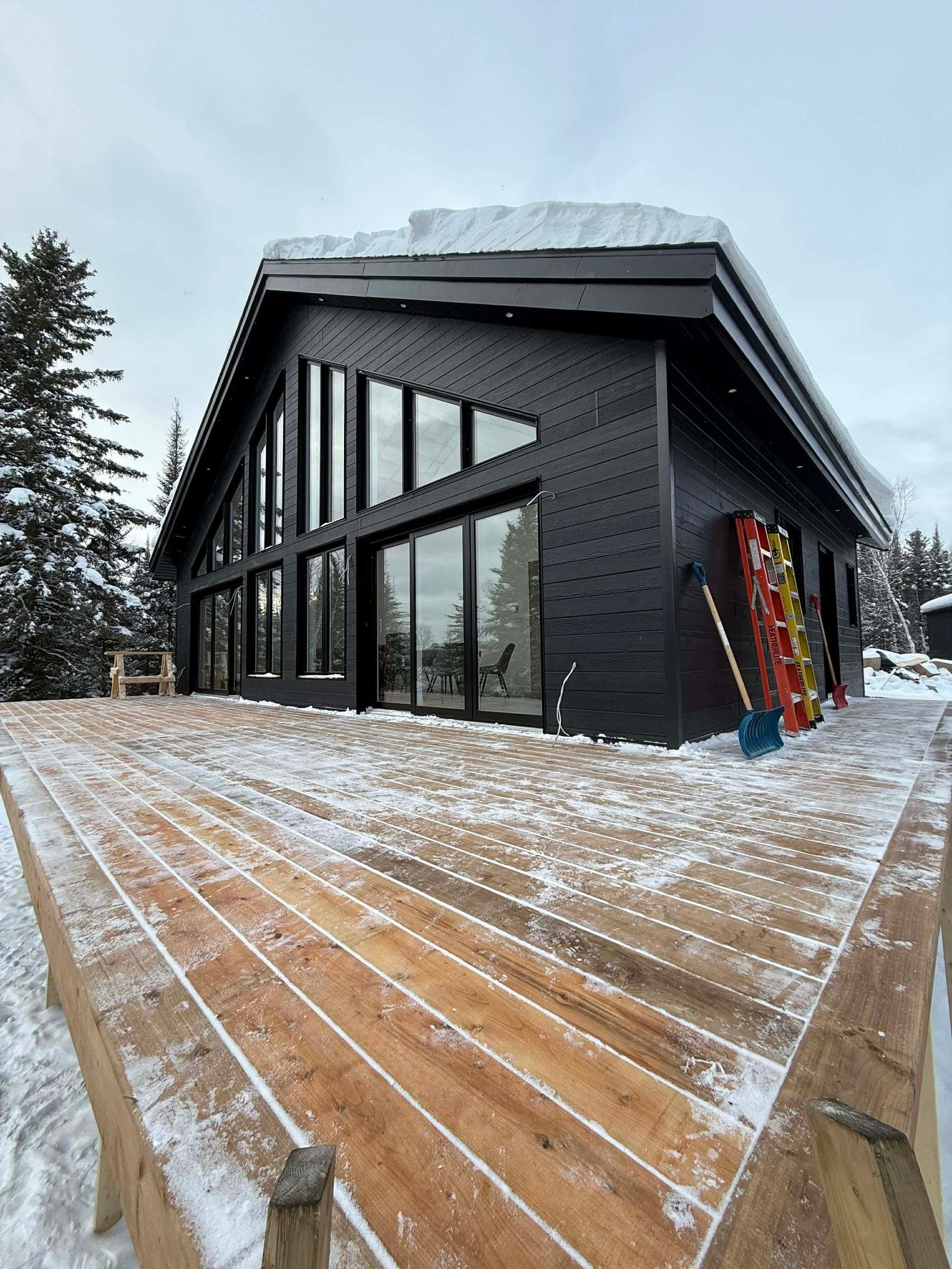 Construction neuve — chalet contemporain